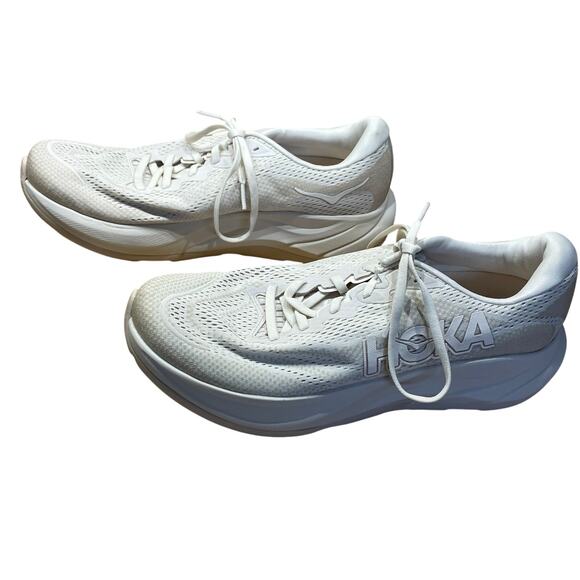 Hoka One One Men's Rincon 4 Running Shoe White Size 10D Good Used Condition - Picture 2 of 6
